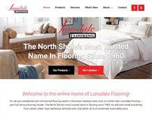 Tablet Screenshot of lonsdaleflooring.ca